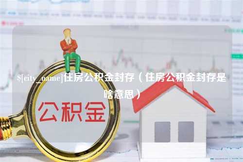 黄石住房公积金封存（住房公积金封存是啥意思）